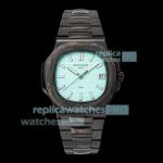 Super Copy Patek Philippe Nautilus 5711 DIW Tiffany Blue Carbon Fiber Watch 40mm 